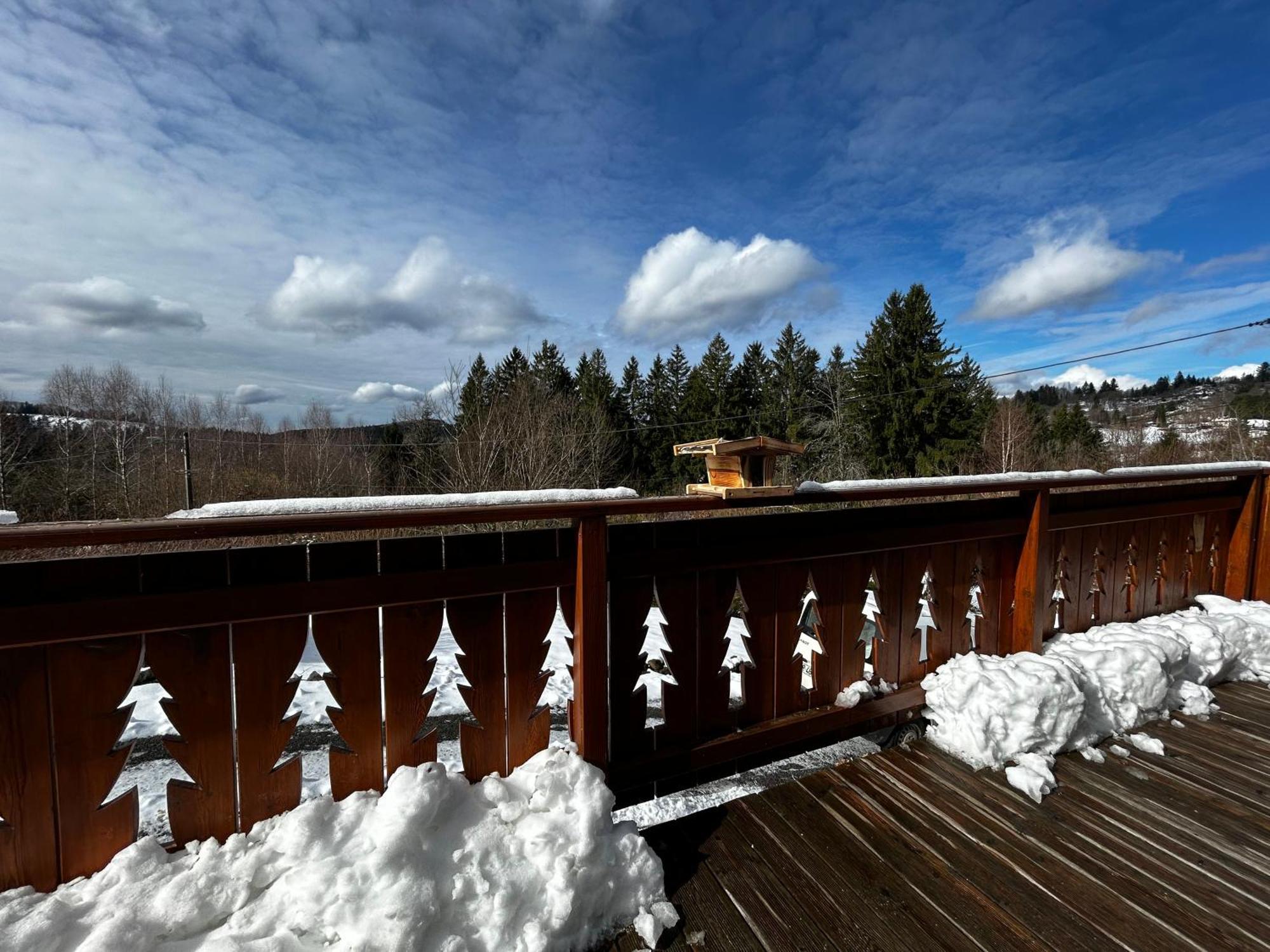 Chalet Avec Jacuzzi Prive, Vue Sur Les Vosges Belfahy Exteriör bild