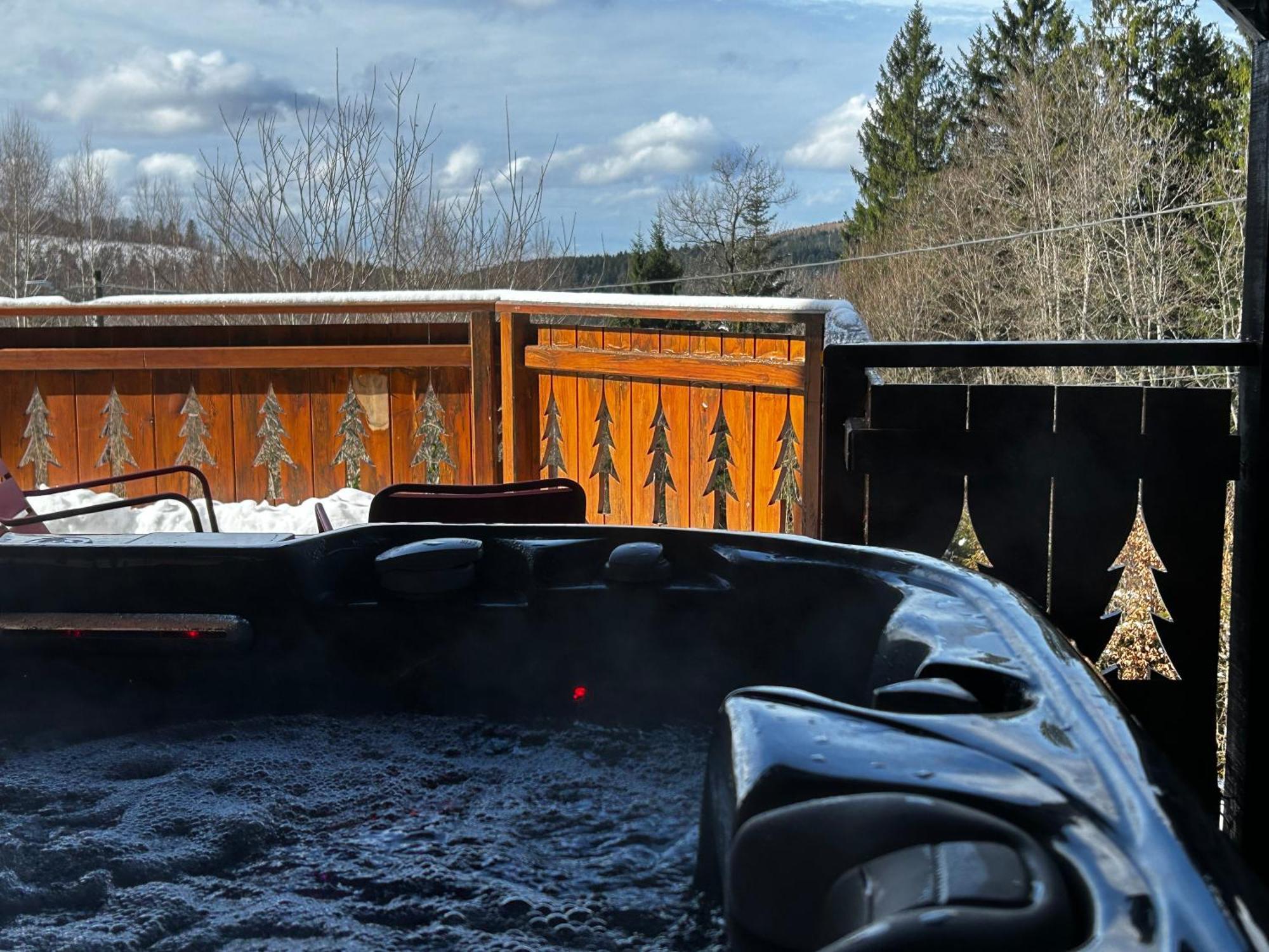 Chalet Avec Jacuzzi Prive, Vue Sur Les Vosges Belfahy Exteriör bild